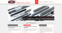 Desktop Screenshot of hardevthreadrollingmachine.com